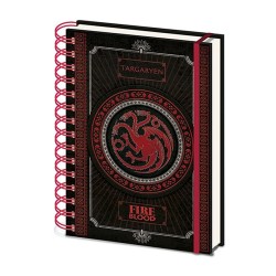 Zápisník Game of Thrones - Targaryen Dragon Daenerys