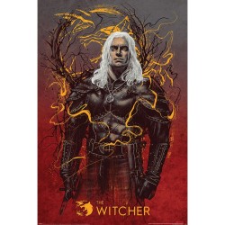 Plakát Zaklínač - Vlk Geralt (Netflix)