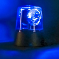 Modrý LED majáček | megadárky.cz