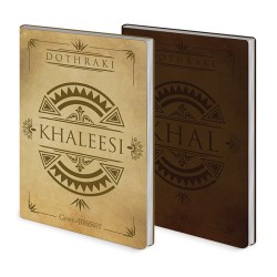 Zápisník Game of Thrones - Khal & Khaleesi, 2 ks