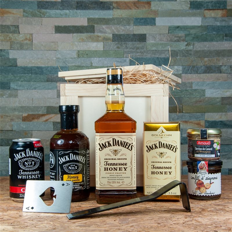 Dárková bedna s páčidlem - Jack Daniel's Honey
